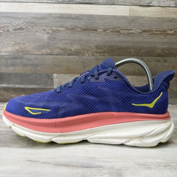 Hoka One One Clifton 9 Women's Size 8D Blue Running Shoes Sneakers 1132211 EVN - Picture 2 of 9